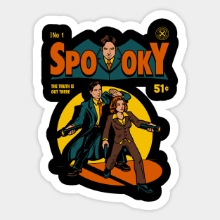 Spooky Comic Sticker